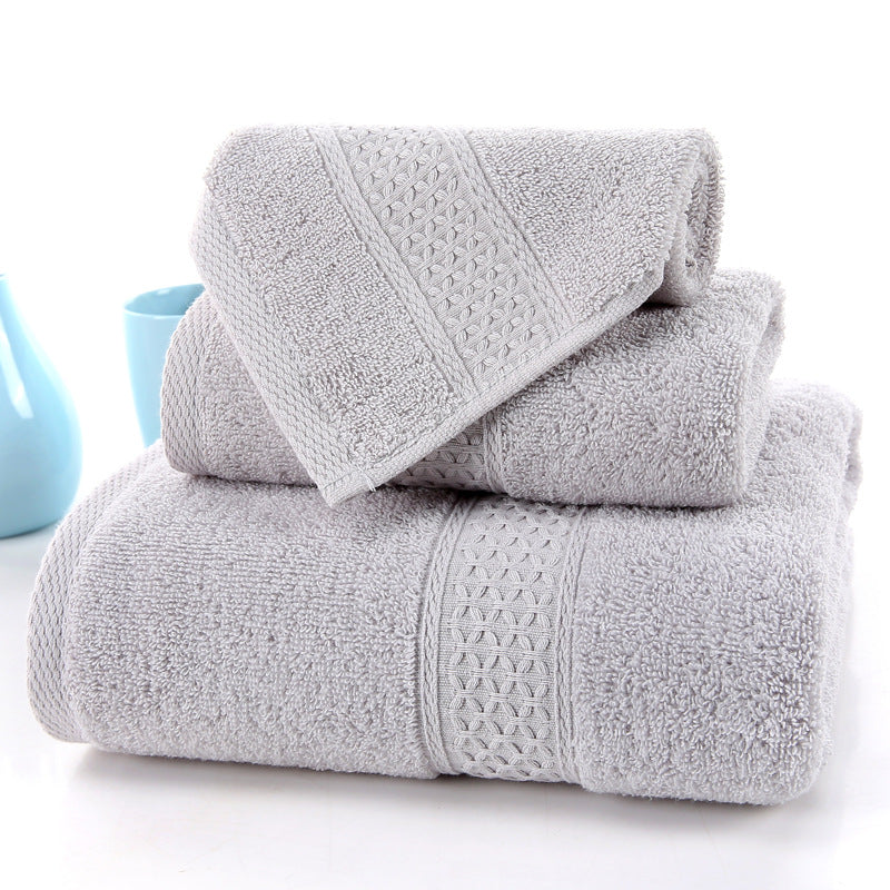 Long-Staple Cotton Towel Set | Absorbent Jacquard Towels | JParker