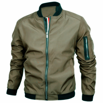 Men's Slim-Fit Bomber Jacket | Lightweight Spring Autumn Coat S–3XL