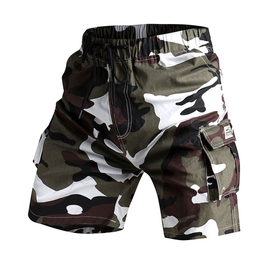 Men's 100% Cotton Casual Shorts | Solid & Camo S-4XL