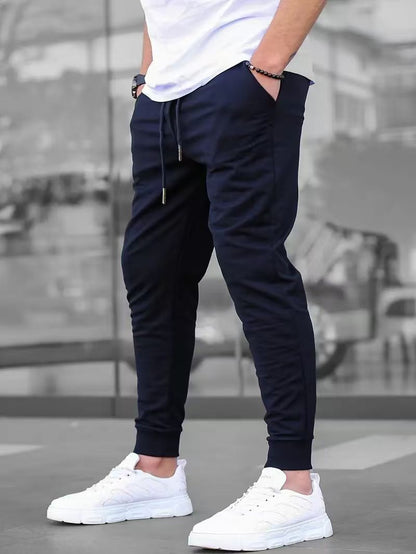 Men's Terry Cloth Casual Trousers | Relaxed Fit S-2XL