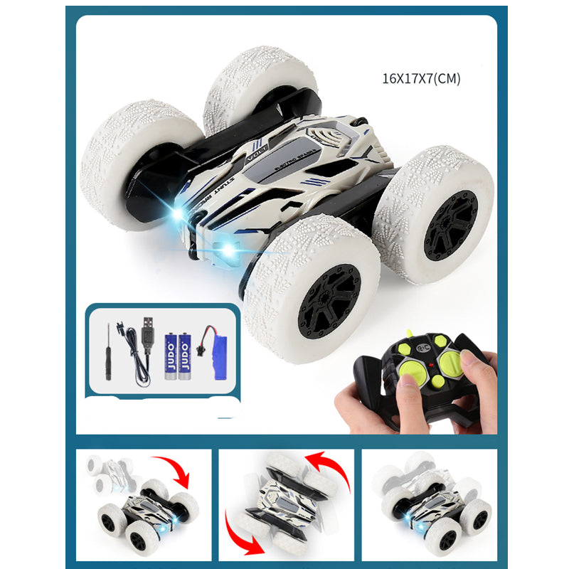 Six Wheel RC Stunt Car - 360 Rotation & LED Lights