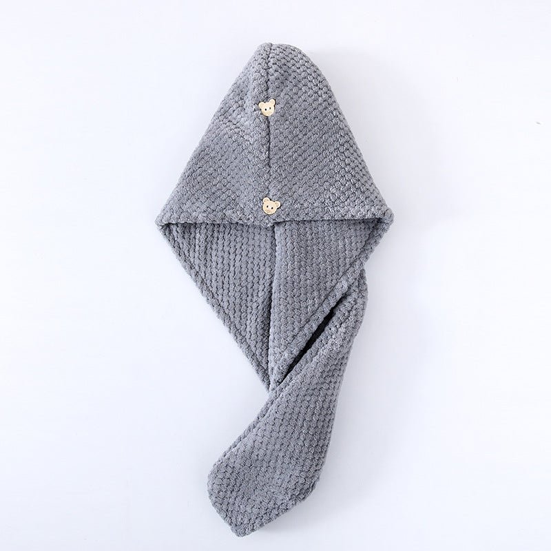 Coral Fleece Hair Drying Cap & Headscarf | Premium Velvet | 19 Colours
