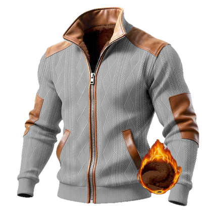Men's Plaid Fleece-Lined Hooded Zip-Up Jacket – 6 Colours | S–3XL