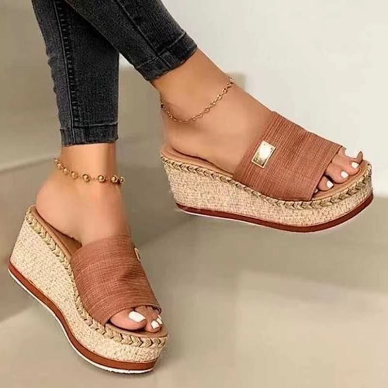 Women's Peep Toe Slip-On Mule Sandals | EU 35–43