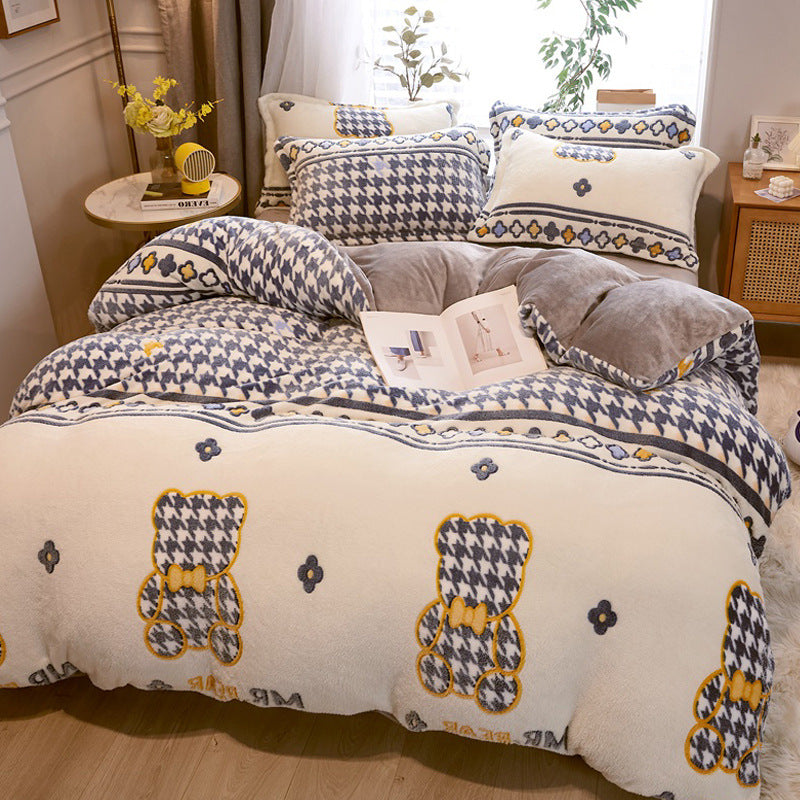 Double-Sided Milk Velvet Duvet Cover | 14 Designs