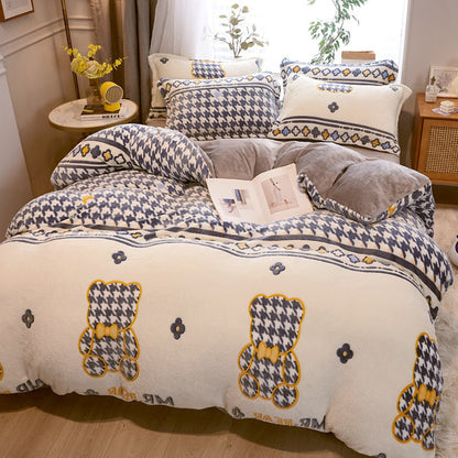 Double-Sided Milk Velvet Duvet Cover | 14 Designs