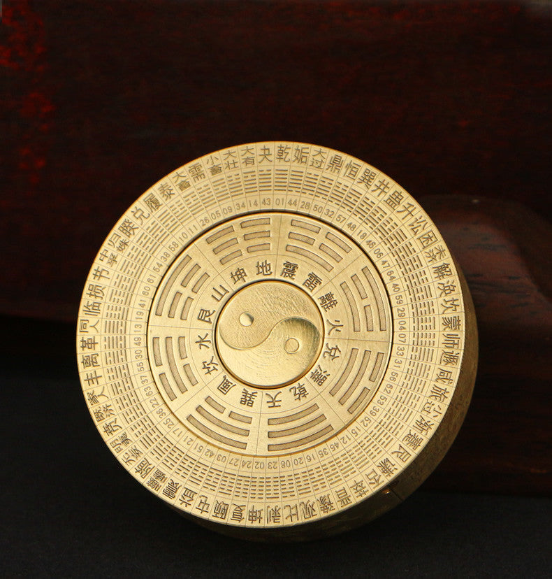 Chinese Cosmology Fidget Spinner | Sundial Hexagram Stems Branches