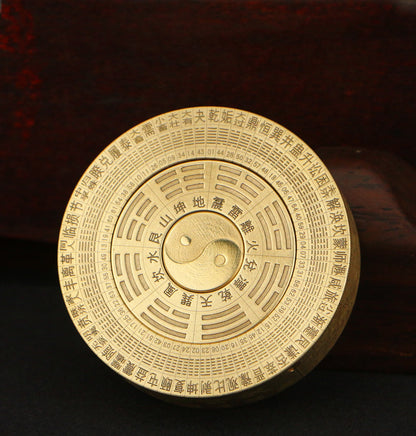 Chinese Cosmology Fidget Spinner | Sundial Hexagram Stems Branches