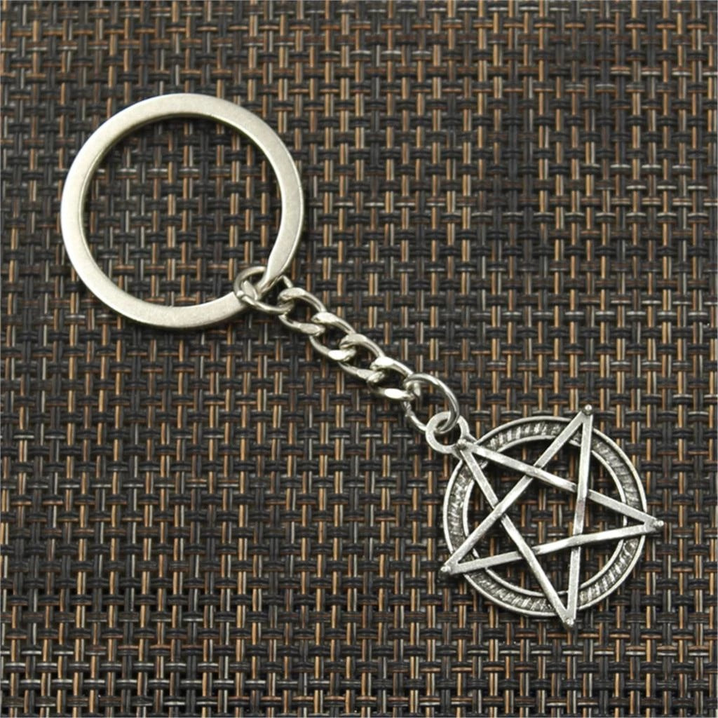 Five-Pointed Star Symbol Alloy Keyring | European Style