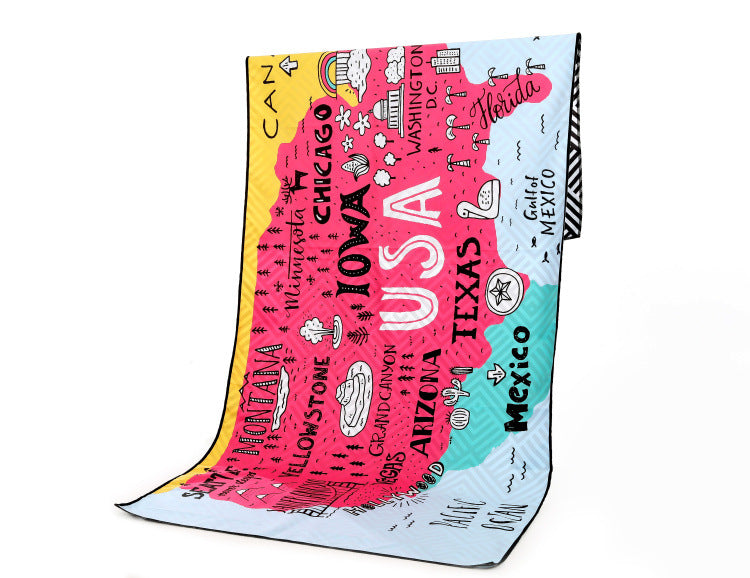 Microfibre Beach & Sports Towel 175x75cm | Quick-Dry