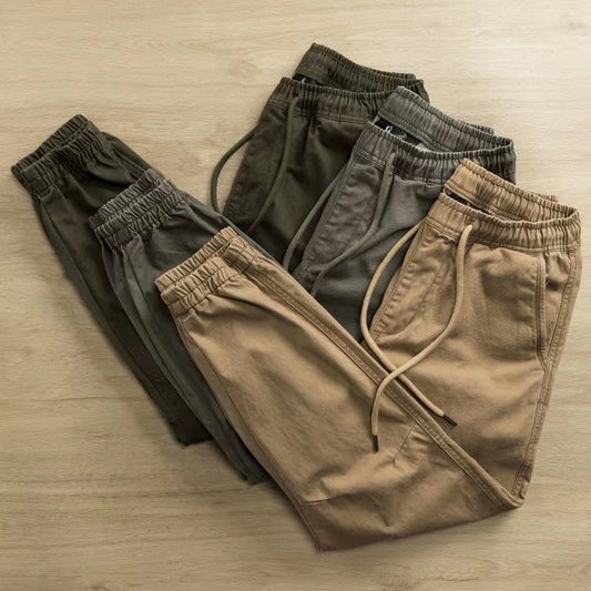 Men's Cropped Cargo Trousers | Quick-Dry Outdoor Workwear M-3XL