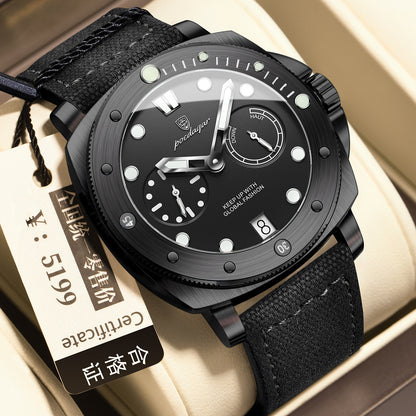 Men's Slim Casual Quartz Watch – Luminous & Waterproof | 5 Styles