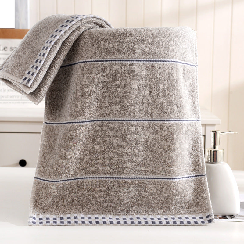 Houndstooth Cotton Face Towel | Soft & Absorbent