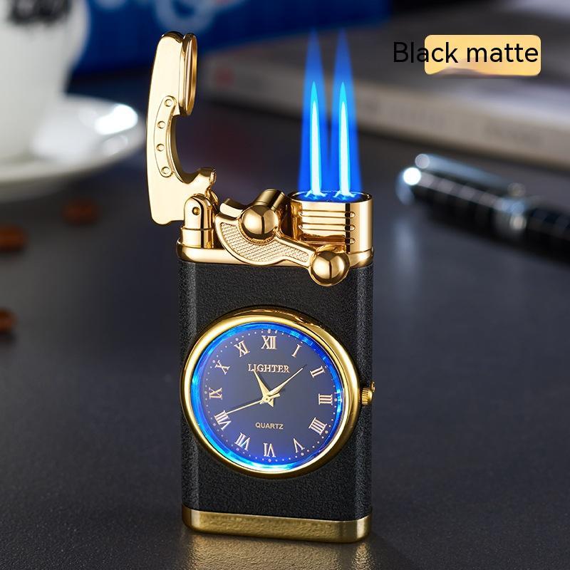 2-in-1 Watch Lighter with Butane Torch Flame