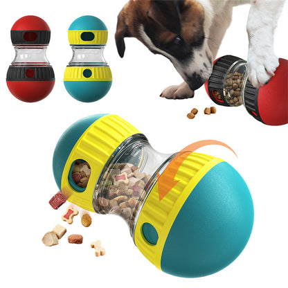 Treat-Dispensing Dog Tumbler Toy | Adjustable Puzzle Feeder for Dogs