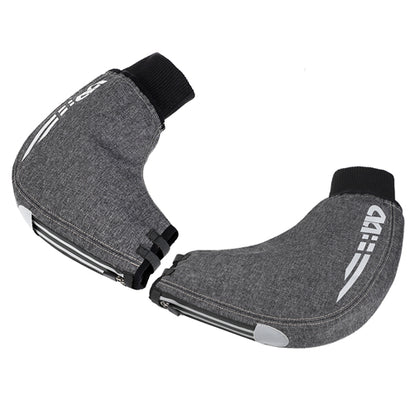WEST BIKING Winter Cycling Gloves – Thermal Fleece Lined Handlebar Gloves Grey & Black