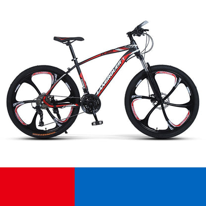 Mountain Bike – Carbon Steel Double Disc Brake Variable Speed Cross-Country