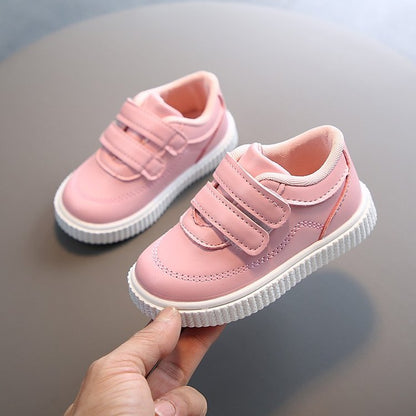 Kids PU Leather Casual Flat Shoes | Sizes 21-30
