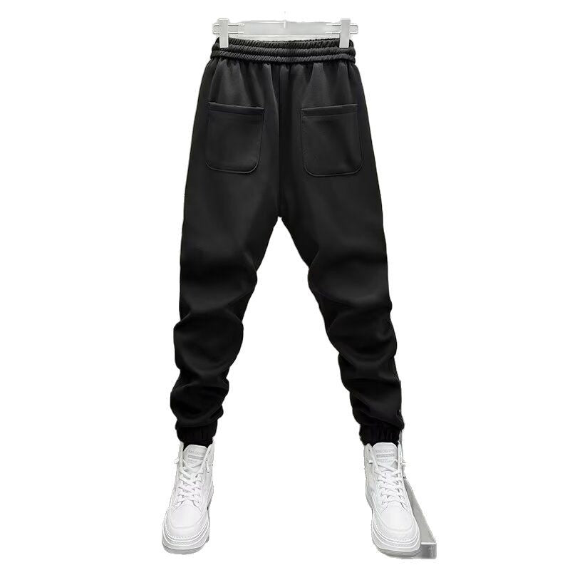 Men's Vertical Stripe Slim-Fit Trousers | High Waist M-3XL