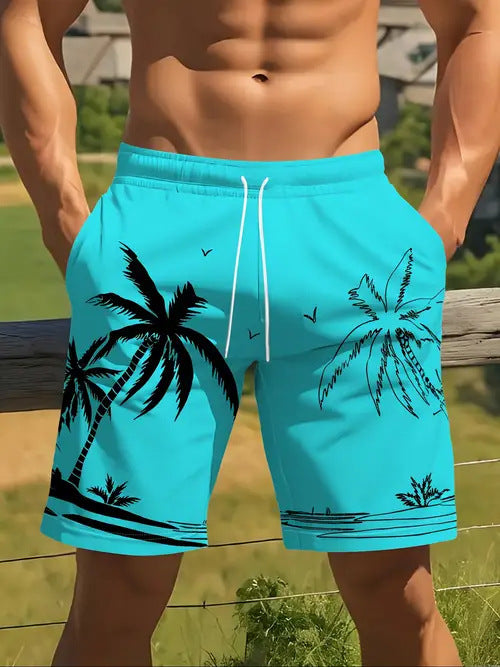Men's Casual Printed Leisure Shorts