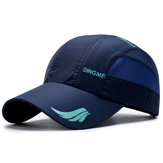 Breathable Quick-Dry Baseball Cap with Wing Embroidery