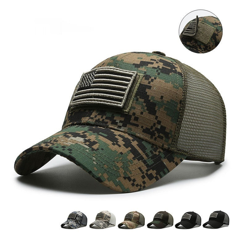 Tactical Camouflage Baseball Cap - Embroidered Cotton Unisex