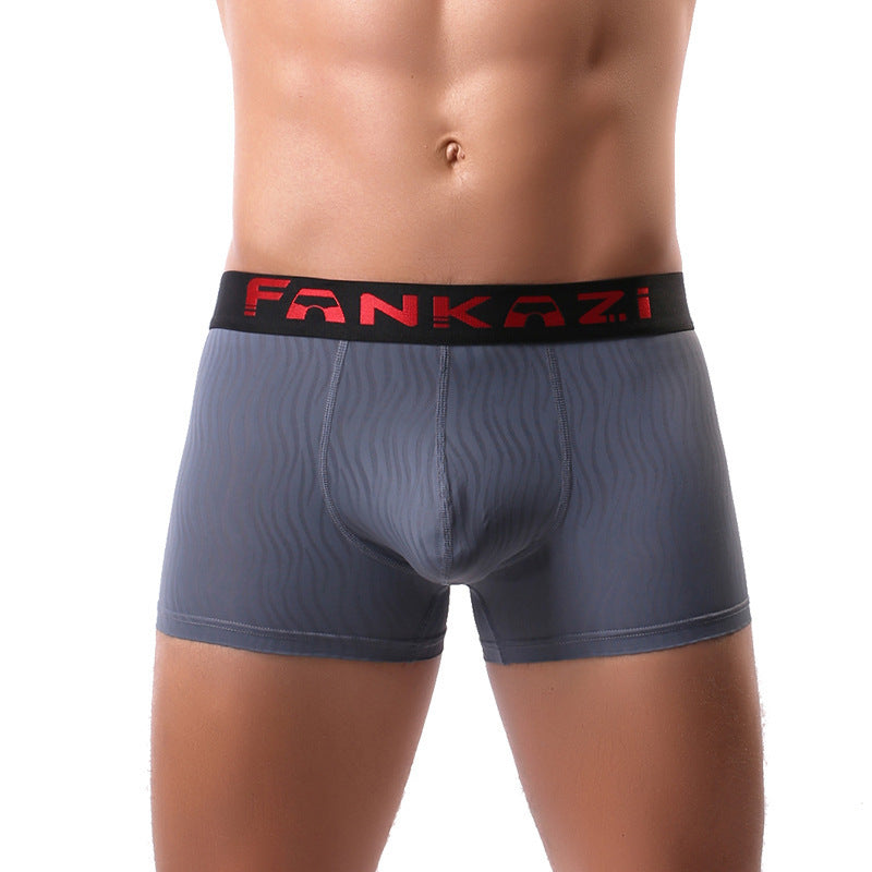Men's Breathable Polyester Boxer Briefs Low-Rise S–XL