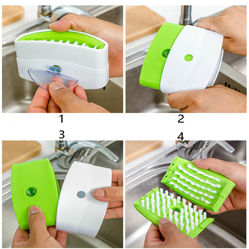 Kitchen Utensil Cleaning Brush – Nylon Brush for Knives & Chopsticks