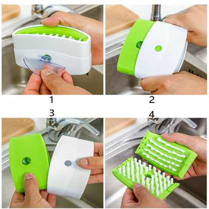 Kitchen Utensil Cleaning Brush – Nylon Brush for Knives & Chopsticks