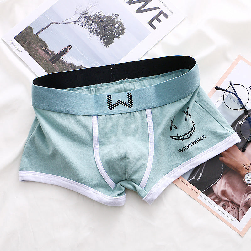 Men's Cotton Boxer Briefs – Breathable Mid-Waist Underwear
