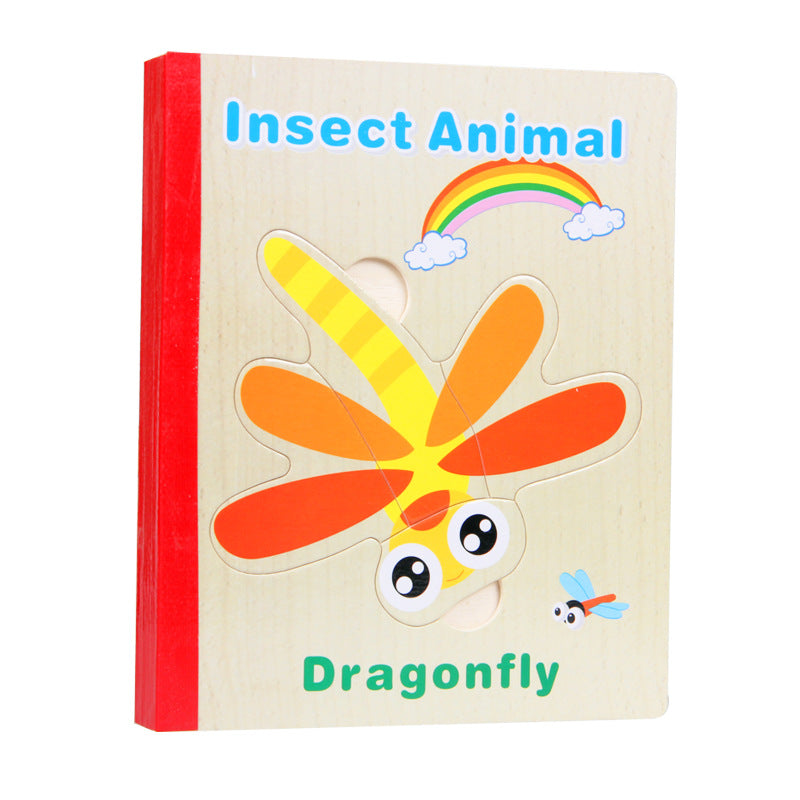 Wooden Jigsaw Puzzle Kids Animal & Theme Designs Ages 3-6 - JParker Collections