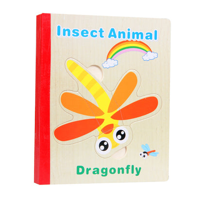 Wooden Jigsaw Puzzle Kids Animal & Theme Designs Ages 3-6 - JParker Collections