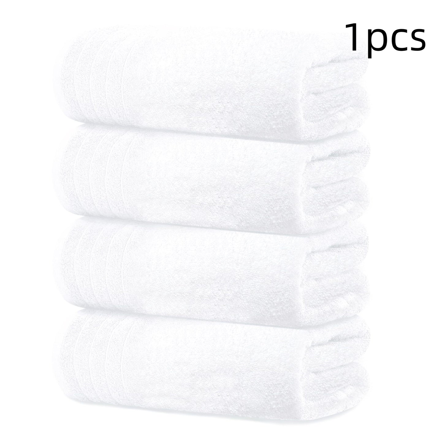 Cotton Jacquard Towel | Soft & Absorbent | 3 Sizes | White, Dark & Light Gray