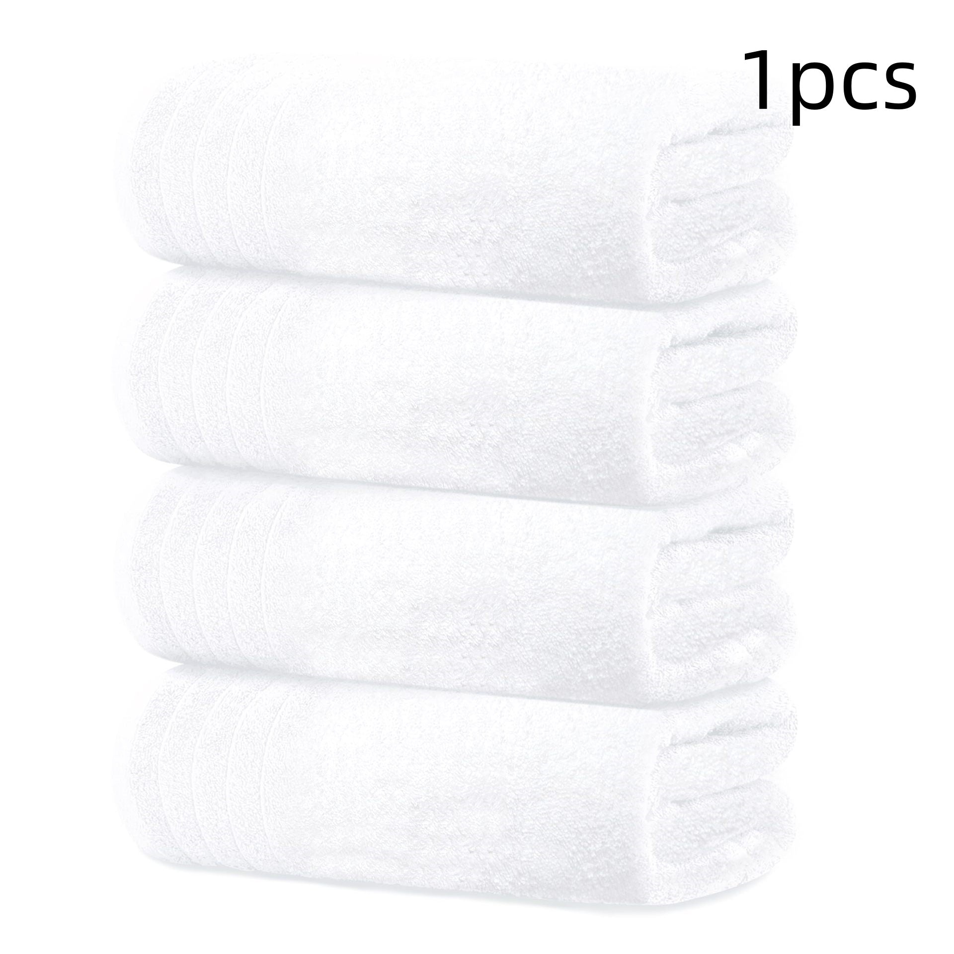 Cotton Jacquard Towel | Soft & Absorbent | 3 Sizes | White, Dark & Light Gray