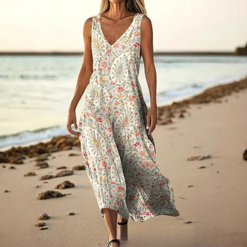 Women's 3D Print A-Line Flared Dress | Artistic Retro