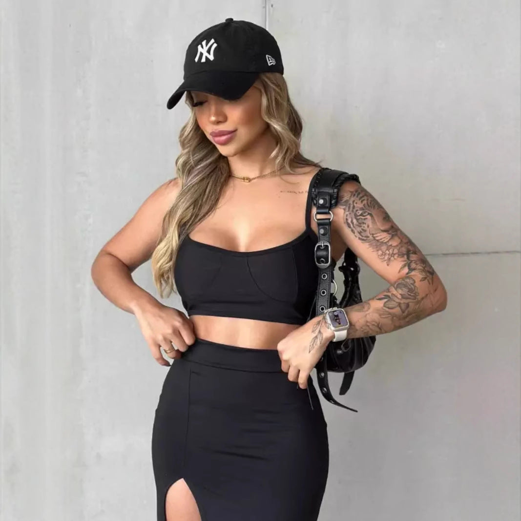 Women's Slit Bodycon Mini Skirt