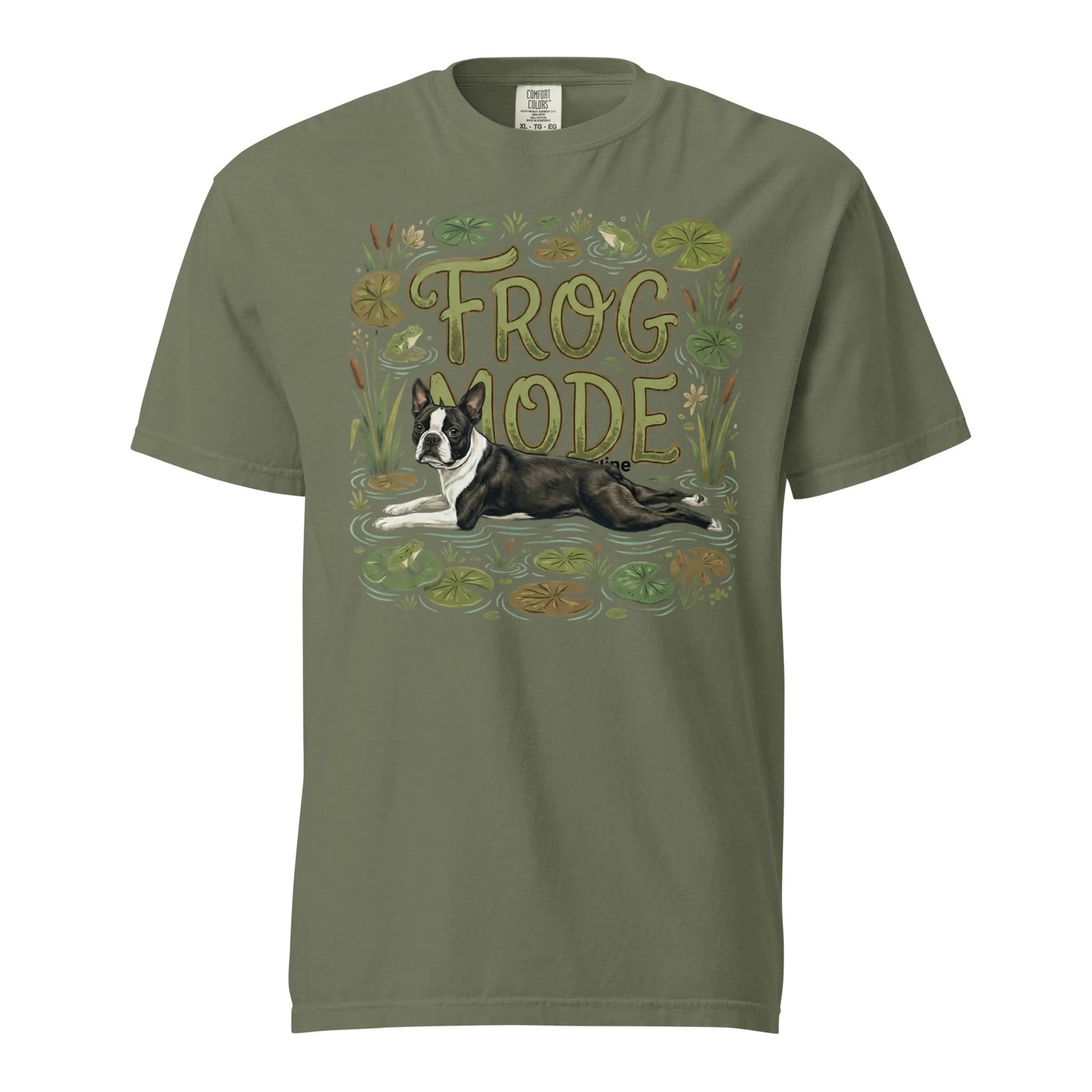 Men's Printed Cultural T-Shirt – Straight Fit in Black, Green & White