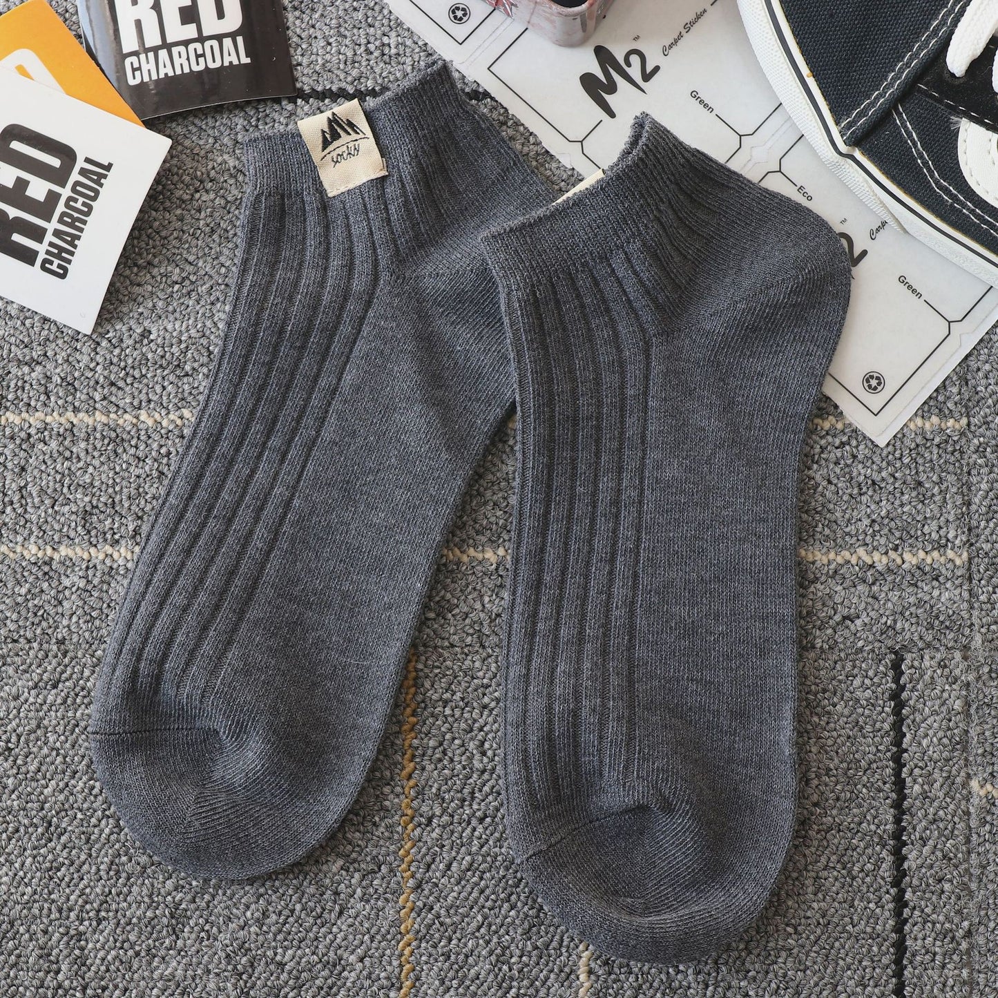 Unisex Cotton Sports Socks – Antibacterial Anti-Fungal Odour-Resistant 9 Colours