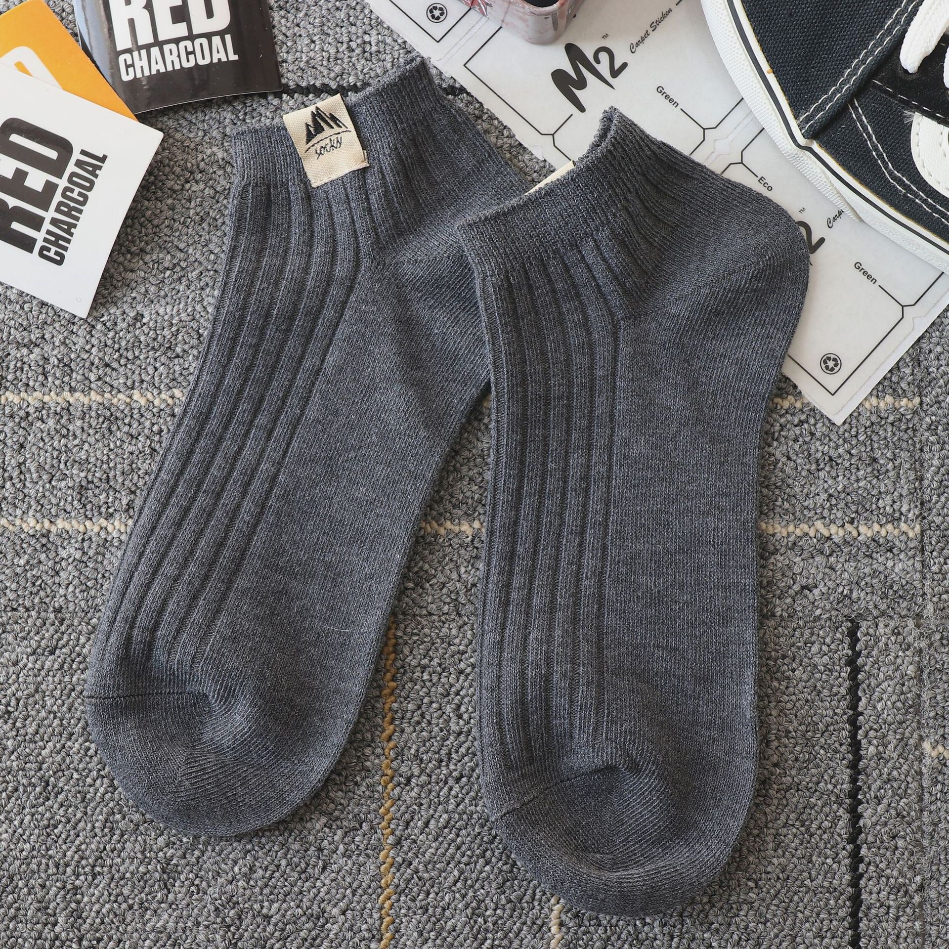 Unisex Cotton Sports Socks – Antibacterial Anti-Fungal Odour-Resistant 9 Colours