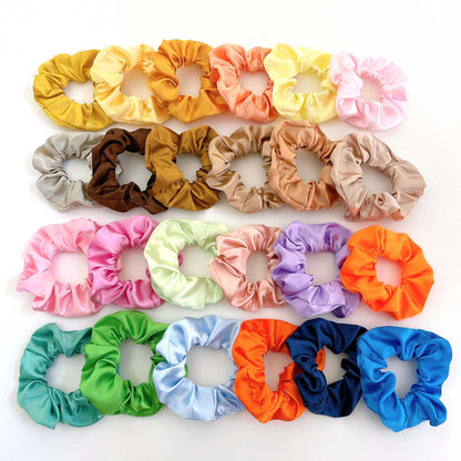 Satin Scrunchie Set – 20, 30 or 40 Piece Korean Hair Ties