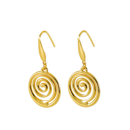 Niche Mosquito Coil Holder Stainless Steel Earrings
