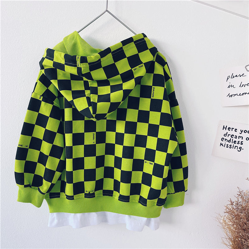 Children's Cotton Hooded Pullover Jacket | Boys Kids Top