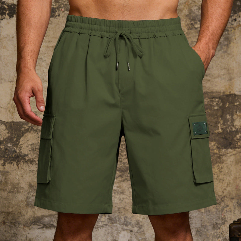 Men's Loose Fit Multi-Pocket Casual Shorts | Elastic Waist S-3XL