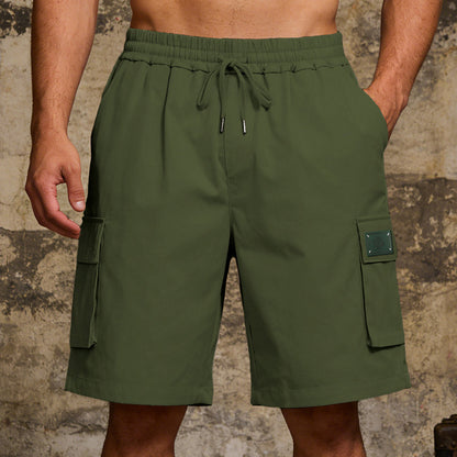 Men's Loose Fit Multi-Pocket Casual Shorts | Elastic Waist S-3XL