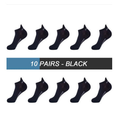 Men's Cotton Ankle Socks – Breathable Mesh Low-Cut Sports Socks