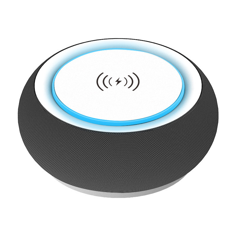Wireless Bluetooth Speaker with Wireless Charging | 10–20W Dual Speakers | Black & White