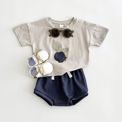 Baby & Toddler Short-Sleeve Top & Shorts Set | Cotton Summer Outfit 6M–3Y