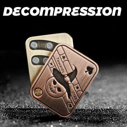 Alloy Clap Coin Fidget Spinner Decompression Toy