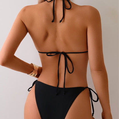 Women's Metal Bead Bikini Set | Two-Piece Swimsuit