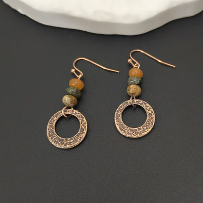 Fashionable Minimalist Retro Style Alloy Earrings